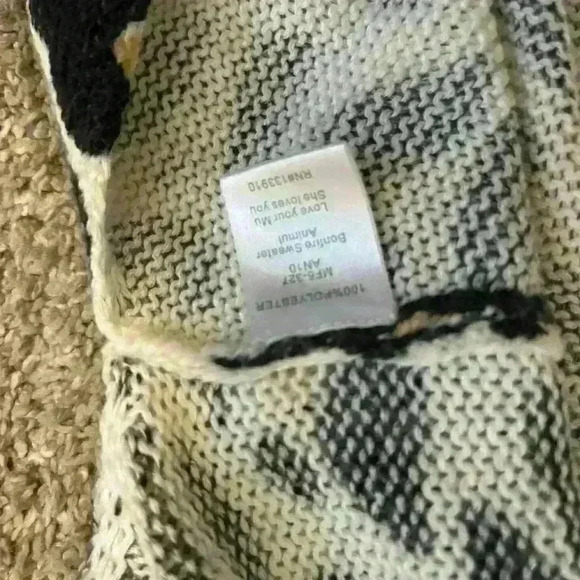 Show Me Your Mumu Animul Bonfire Sweater Leopard Cheetah Animal Print Size Small - Picture 8 of 9